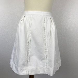 J. Crew Cotton Pleated Pockets Full Skirt SK75